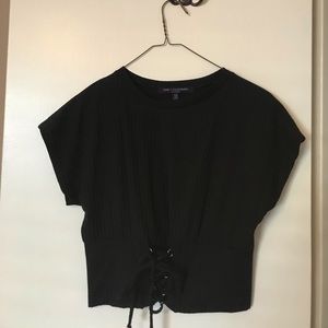 Black crop top